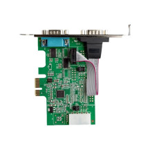 StarTech.com 2 Porte Seriale PCI Express RS232 Adapter Card - Scheda Controller Seriale PCIe RS232 - Conversione da PCIe a Dual 