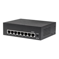 Intellinet 8-porto Switch Gigabit Ethernet PoE+, conforme a IEEE 802.3at/af Power over Ethernet (PoE+/PoE)