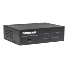 Intellinet 8-porto Switch Gigabit Ethernet PoE+, conforme a IEEE 802.3at/af Power over Ethernet (PoE+/PoE)
