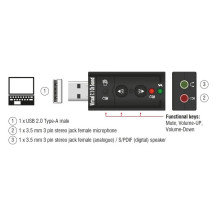 Scheda sonora Delock - 24-Bit - 96 kHz - 7.1