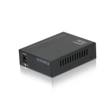 LevelOne GVT-2010 - Convertitore media - LAN 100Mb - 10Base-T, 100Base-TX, 1000Base-T, 1000Base-X - RJ-45 / SFP (mini-GBIC)