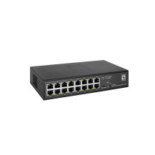 LevelOne Hilbert 10? 16-Port Gigabit Smart Lite Switch, 16 x Port Gigabit RJ45 (10/100/1000), gestito, L2, Gigabit Ethernet (10/