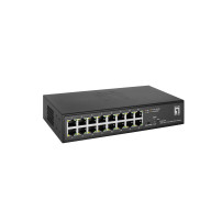 LevelOne Hilbert 10? 16-Port Gigabit Smart Lite Switch, 16 x Port Gigabit RJ45 (10/100/1000), gestito, L2, Gigabit Ethernet (10/