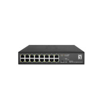 LevelOne Hilbert 10? 16-Port Gigabit Smart Lite Switch, 16 x Port Gigabit RJ45 (10/100/1000), gestito, L2, Gigabit Ethernet (10/