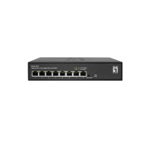 LevelOne Hilbert 10ÔÇØ 8-Port Gigabit Smart Lite Switch, 8 x Gigabit RJ45 (10/100/1000), gestito, L2, Gigabit Ethernet (10/100/1