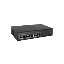 LevelOne Hilbert 10ÔÇØ 8-Port Gigabit Smart Lite Switch, 8 x Gigabit RJ45 (10/100/1000), gestito, L2, Gigabit Ethernet (10/100/1