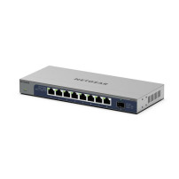 Netgear GS108X - Switch non gestito - 8 x 10/100/1000 + 1 x 10 Gb Ethernet SFP+ (Uplink)