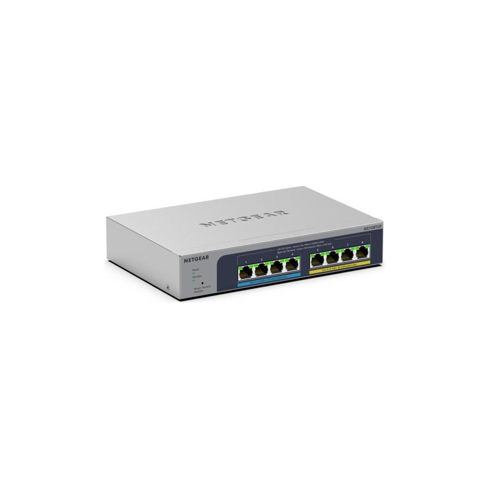 Netgear Smart MS108TUP - Switch - L3 Lite - Smart - 4 x 100/1000/2.5G (PoE++)