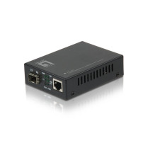 LevelOne GVT-2000 - Convertitore di media - 1GbE - 10Base-T, 100Base-TX, 1000Base-T, 1000Base-X - RJ-45 / SFP (mini-GBIC)