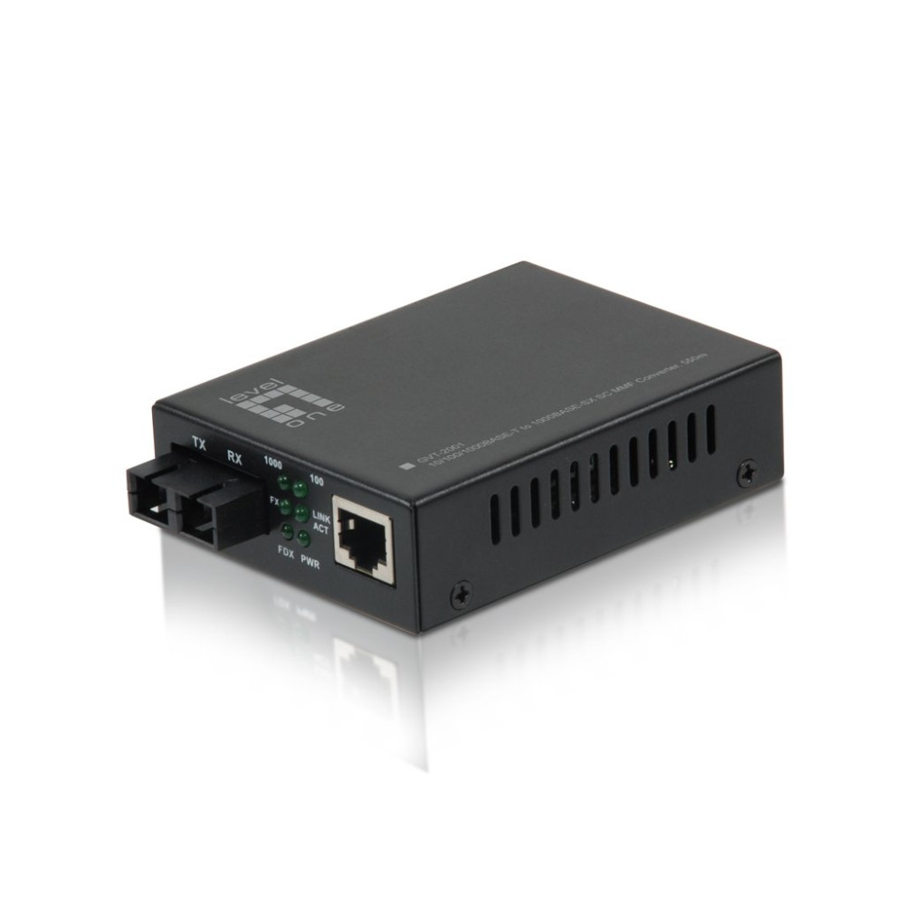 LevelOne GVT-2001 - Convertitore di media - 1GbE