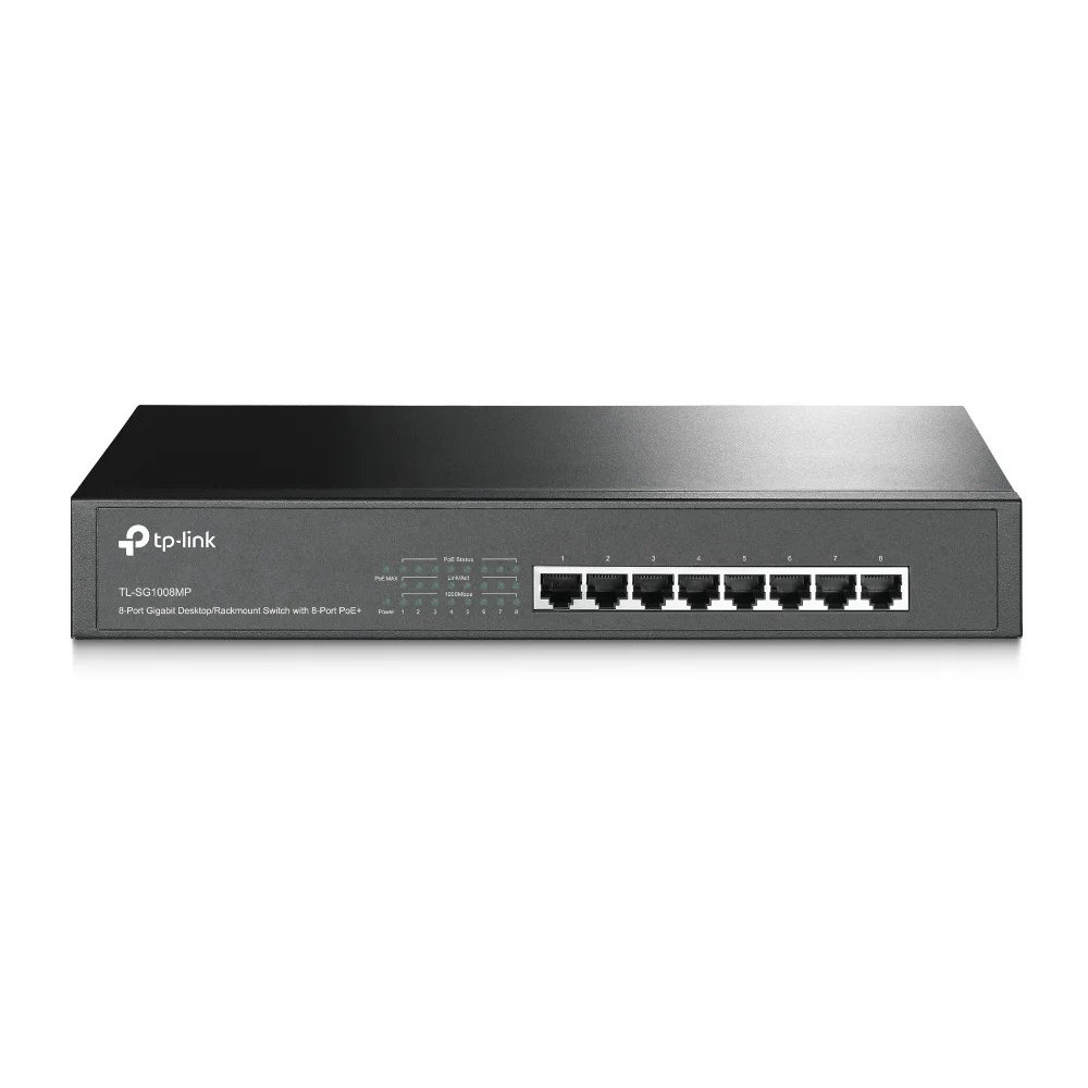 TP-LINK TL-SG1008MP - Switch non gestito - 8 x 10/100/1000 (PoE+)