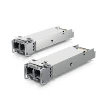 Ubiquiti UACC-OM-MM-1G-D - Modulo Trasmettitore SFP (Mini-GBIC) - 1GbE - LC Multi-Mode - fino a 550 m - 850 nm (pacchetto con 2)
