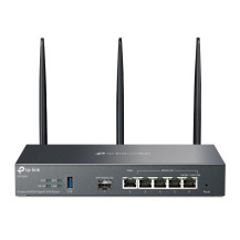 TP-LINK Omada ER706W, Dual-Band (2,4 GHz/5 GHz), Ethernet/LAN, Nero, Router da scrivania/piolo