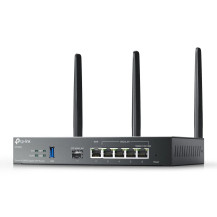 TP-LINK Omada ER706W, Dual-Band (2,4 GHz/5 GHz), Ethernet/LAN, Nero, Router da scrivania/piolo