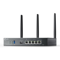 TP-LINK Omada ER706W, Dual-Band (2,4 GHz/5 GHz), Ethernet/LAN, Nero, Router da scrivania/piolo