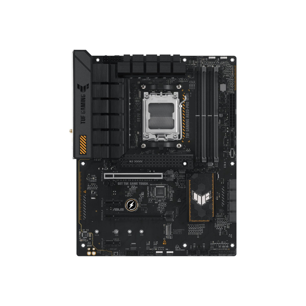 ASUS TUF GAMING A620-PRO WIFI - scheda madre - ATX - Socket AM5 - Chips AMD A620 - USB 3.1 Gen 1, USB-C 3.2 Gen 1 - Ethernet 2,5