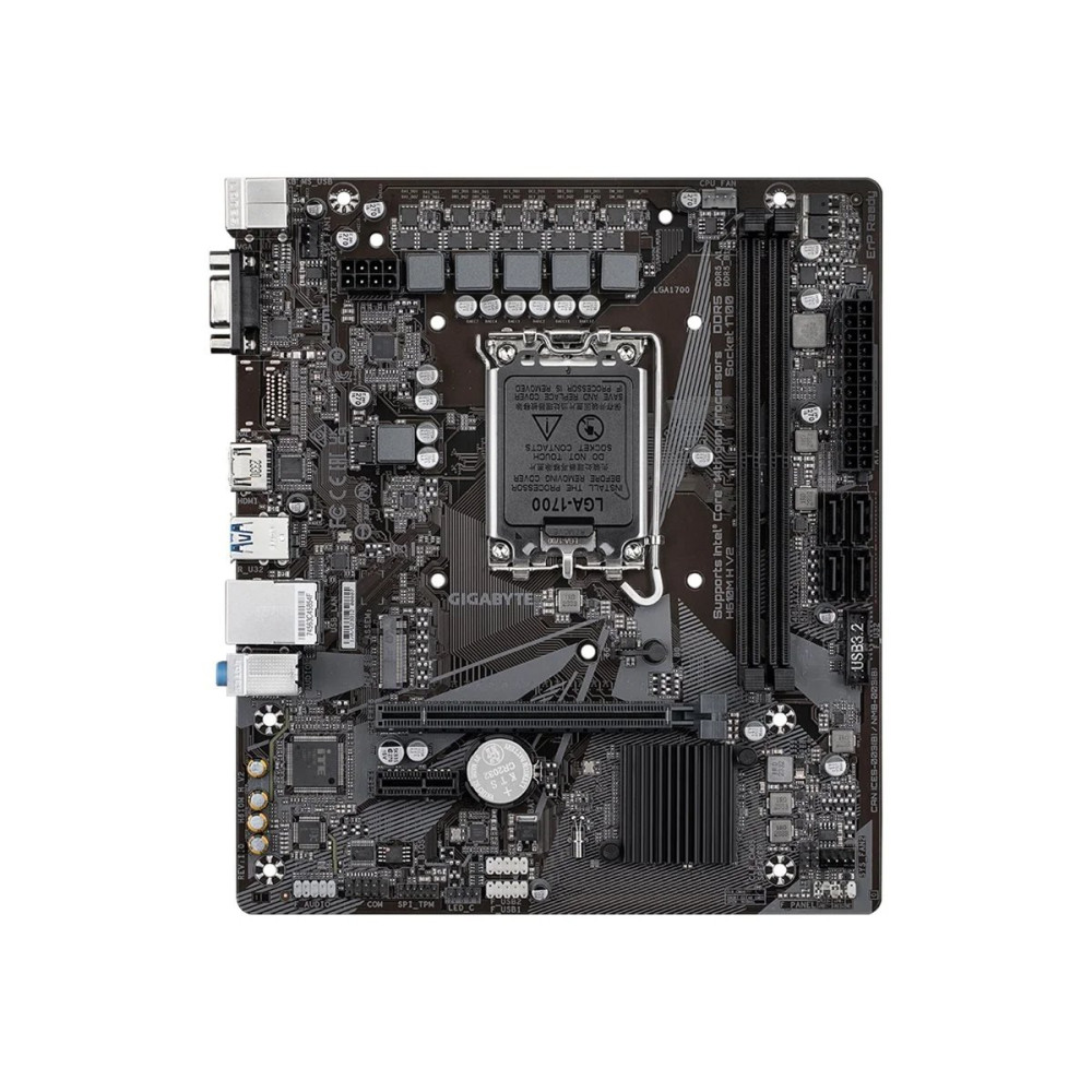 Gigabyte H610M H V2 - 1.0 - Scheda madre - micro ATX - Sockel LGA1700 - Chipset H610 - USB 3.2 Gen 1 - LAN Gigabit - Grafica int