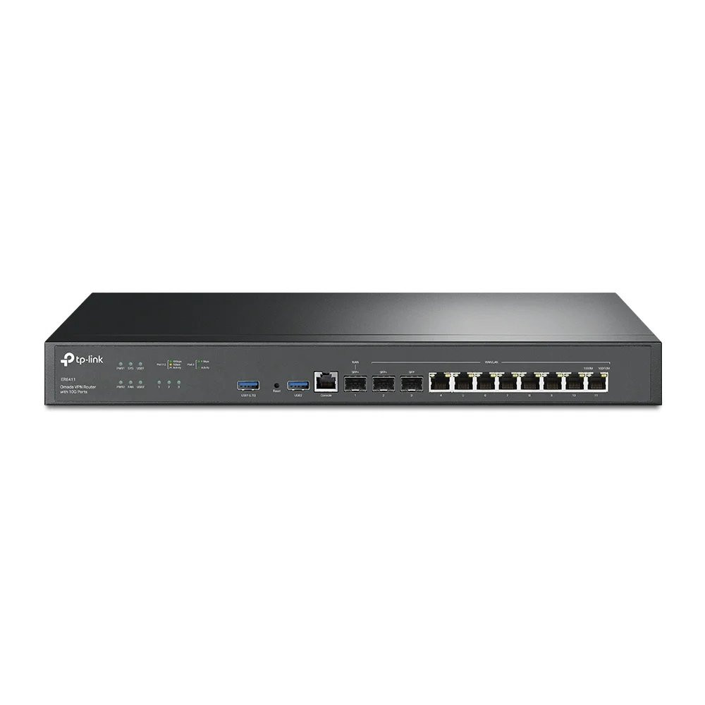 TP-LINK Omada ER8411 V1 - Router 10GbE - per rack