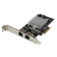 StarTech.com Scheda di rete PCI Express Dual Port (PCIe x4) Gigabit Ethernet per server - scheda di rete a 2 porti - Intel i350 