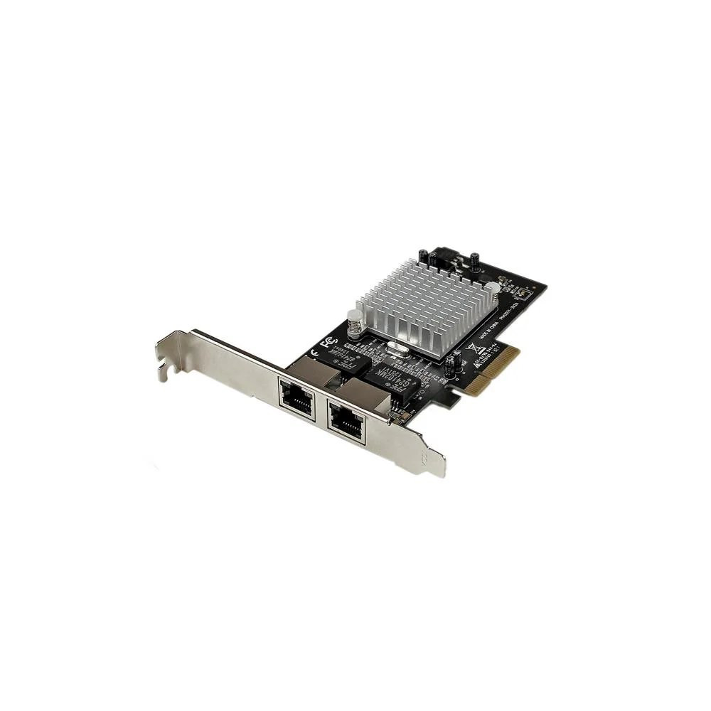 StarTech.com Scheda di rete PCI Express Dual Port (PCIe x4) Gigabit Ethernet per server - scheda di rete a 2 porti - Intel i350 