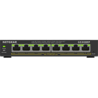 Netgear Plus GS308EP - Switch intelligente - 8 x 10/100/1000 (PoE+)