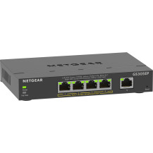 Netgear Plus GS305EP - Switch intelligente - 5 x 10/100/1000 (4 PoE+)