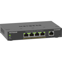 Netgear Plus GS305EP - Switch intelligente - 5 x 10/100/1000 (4 PoE+)