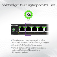 Netgear Plus GS305EP - Switch intelligente - 5 x 10/100/1000 (4 PoE+)