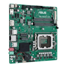 ASUS Pro H610T D4-CSM - Scheda Madre - Thin mini ITX - Socket LGA1700 - Chipset H610 - USB 3.2 Gen 1, USB 3.2 Gen 2 - LAN Gigabi