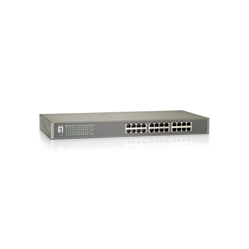 LevelOne FSW-2450 - Switch - 24 x 10/100 - Desktop