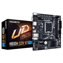Gigabyte H610M S2H V2 Motherboard - Supporta CPU Intel Core Generazione 14, 4+1+1 Fasi ibride Digital VRM, fino a 5600MHz DDR5, 