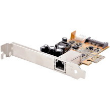 StarTech.com 1 Porta 2.5Gbps PoE Network Card, scheda Ethernet PCIe con porta RJ45, NIC 802.3at PoE da 30W per Desktop/Servitori