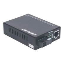 Intellinet Gigabit Ethernet WDM Bi-Directionale Single Mode Mediaconverter, 10/100/1000Base-Tx a 1000Base-LX (SC)