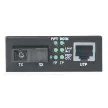Intellinet Gigabit Ethernet WDM Bi-Directionale Single Mode Mediaconverter, 10/100/1000Base-Tx a 1000Base-LX (SC)