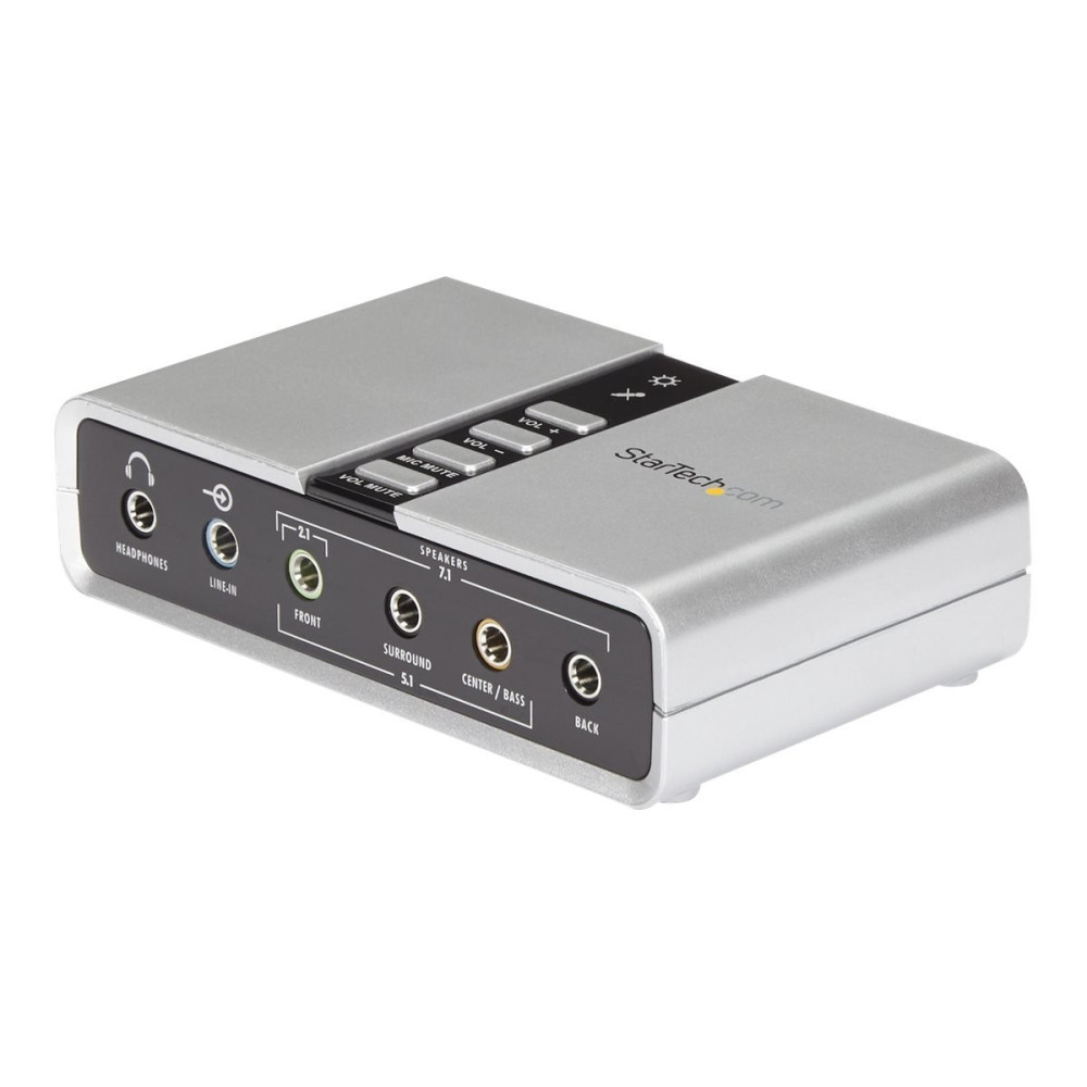 StarTech.com Soundbox USB 2.0 7.1 Adattatore - esterno