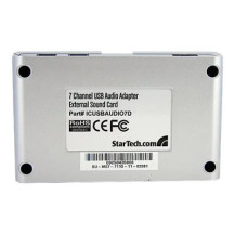 StarTech.com Soundbox USB 2.0 7.1 Adattatore - esterno