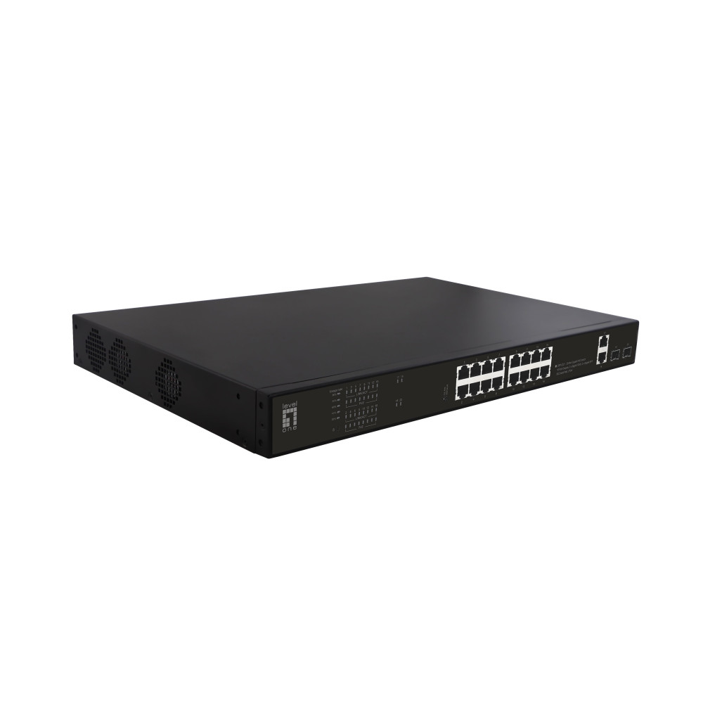 LevelOne GEP-2021 - Switch - 16 x 10/100/1000 (PoE)