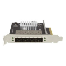 StarTech.com Quad Port 10G SFP+ scheda di rete - Intel XL710 Open SFP+ Converged Adapter - PCIe 10 Gigabit Ethernet scheda di re
