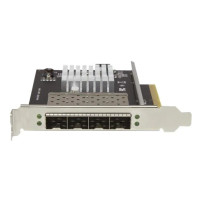 StarTech.com Quad Port 10G SFP+ scheda di rete - Intel XL710 Open SFP+ Converged Adapter - PCIe 10 Gigabit Ethernet scheda di re