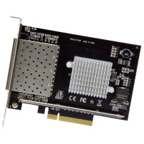 StarTech.com Quad Port 10G SFP+ scheda di rete - Intel XL710 Open SFP+ Converged Adapter - PCIe 10 Gigabit Ethernet scheda di re