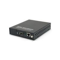 LevelOne FVM-1000 - Convertitore di media - 100Mb LAN - 10Base-T, 100Base-FX, 100Base-TX - RJ-45 / SFP (mini-GBIC)