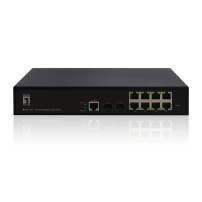 LevelOne GEL-1061 - Switch - gestuert - 8 x 10/100/1000