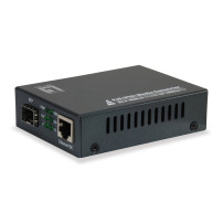 LevelOne GVT-2012 - Convertitore di media - 1GbE - 10Base-T, 1000Base-SX, 100Base-TX, 1000Base-T - RJ-45 / SFP (mini-GBIC)