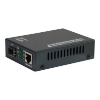 LevelOne GVT-2012 - Convertitore di media - 1GbE - 10Base-T, 1000Base-SX, 100Base-TX, 1000Base-T - RJ-45 / SFP (mini-GBIC)