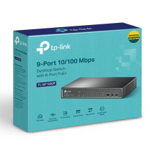 TP-LINK TL-SF1009P - Switch - non gestito - 8 x 10/100 (PoE+)