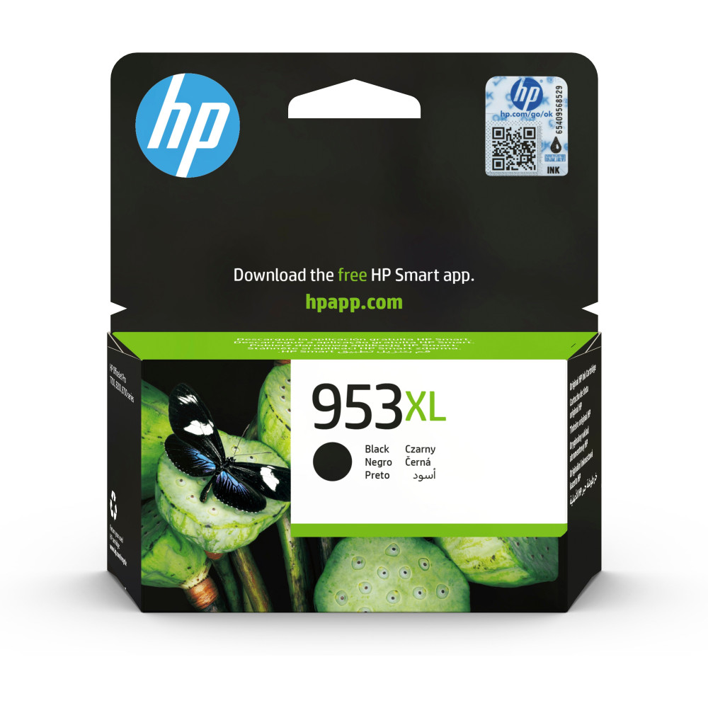 HP Cartuccia di inchiostro nero originale ad alta capacità 953XL HP Cartuccia di inchiostro nero originale ad alta capacità 953XL