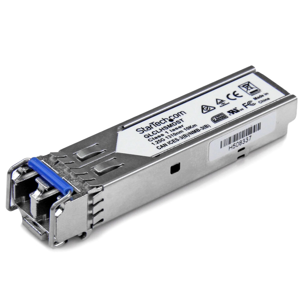 StarTech.com Modulo SFP compatibile con Cisco per trasferimento Gigabit SM LC - Mini-GBIC fino a 20Km - Trasmettitore fibra otti