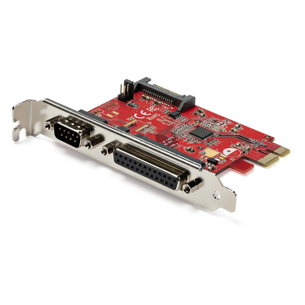 StarTech.com Startech PCIe-Karte mit serieller und paralleler Schnittstelle - PCI-Express-Kombi-Adapterkarte mit 1x DB25-Paralle