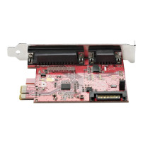 StarTech.com Startech PCIe-Karte mit serieller und paralleler Schnittstelle - PCI-Express-Kombi-Adapterkarte mit 1x DB25-Paralle