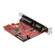 StarTech.com Startech PCIe-Karte mit serieller und paralleler Schnittstelle - PCI-Express-Kombi-Adapterkarte mit 1x DB25-Paralle